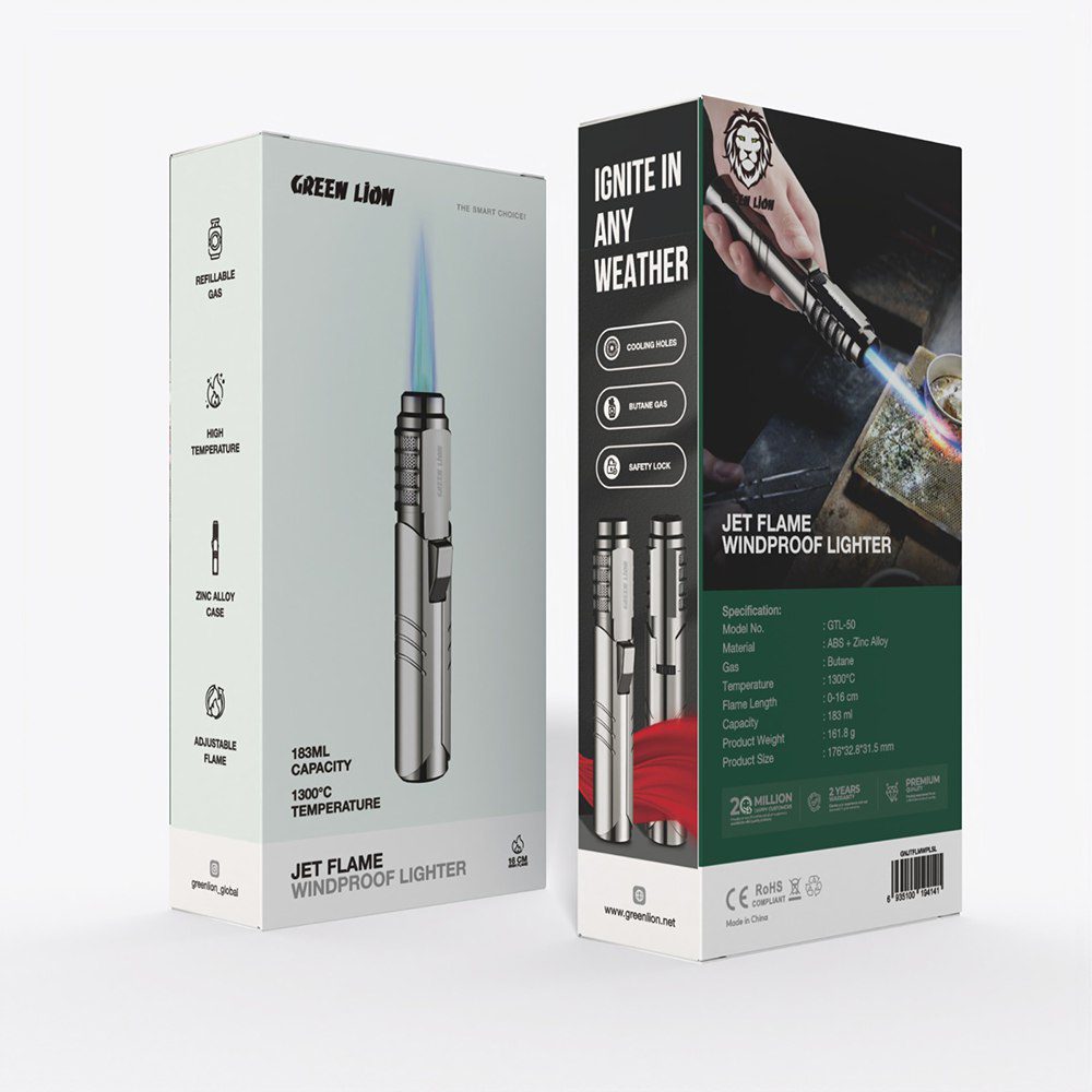 مدل فندک اتمی ضد باد گرین لاین مدل JET FLAME