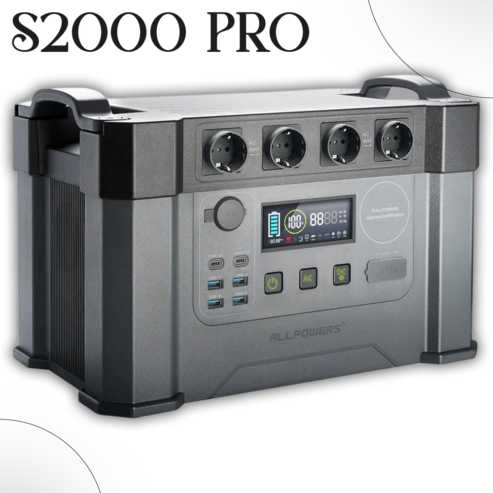 عکس پاور استیشن قابل‌حمل ALLPOWERS مدل S2000 Pro