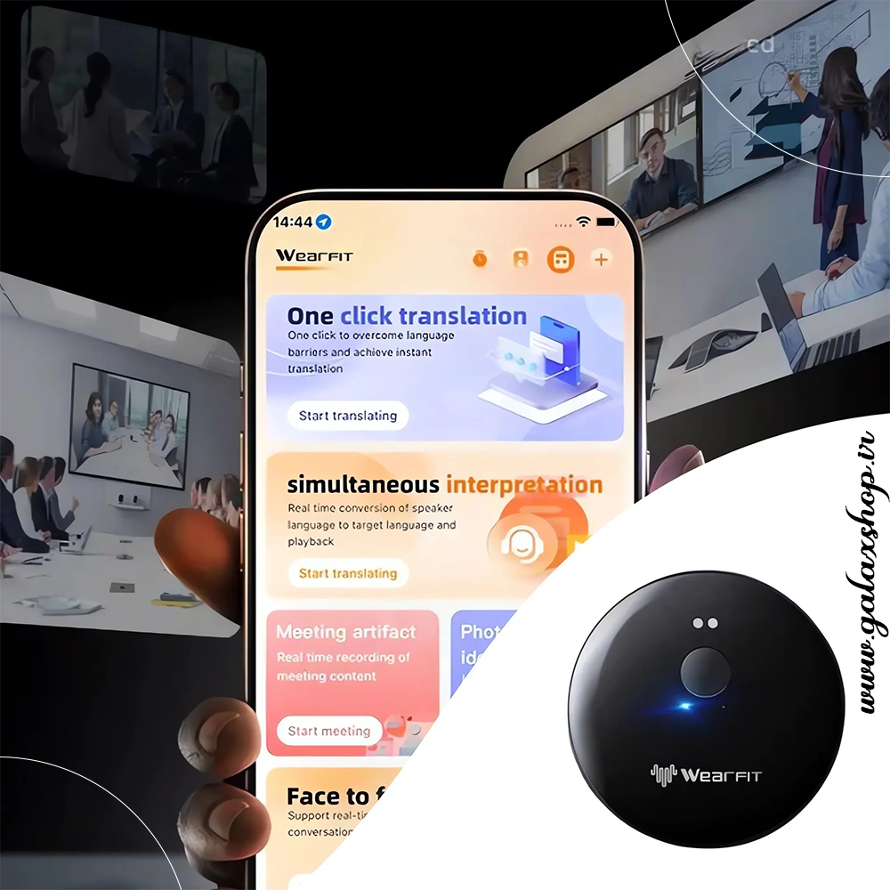 خرید مترجم هوشمند مگنتی برند ویرفیت WEARFIT مدل 102 AI